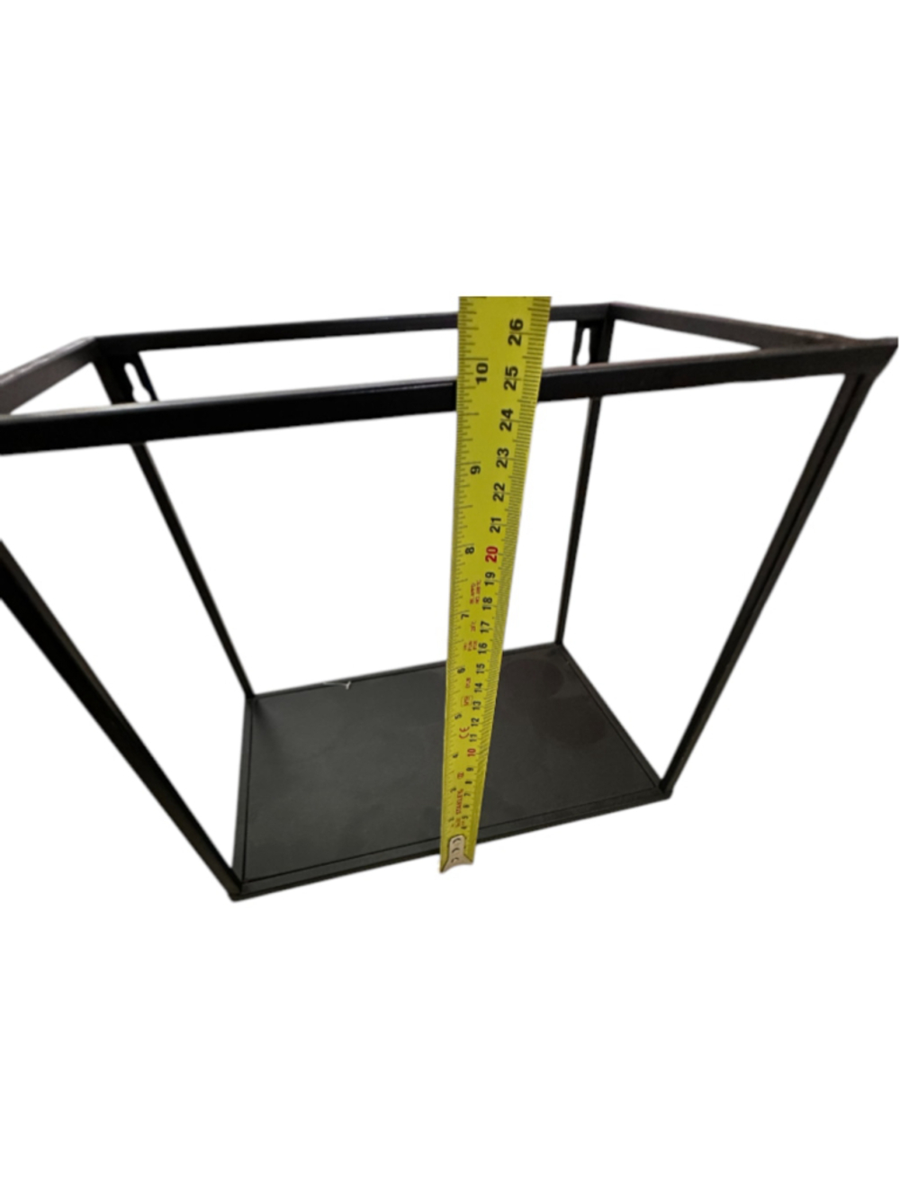 3 Piece Iron Bracket Shelf Black Metal Wall Display Shelves - Picture 8 of 10